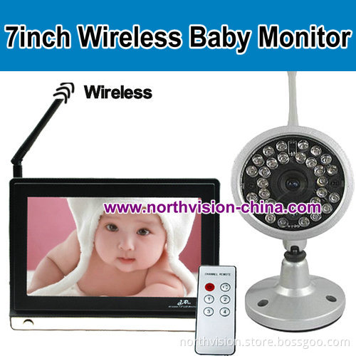 7" Inch LCD 380tvl IR Night Vision Wireless Baby Monitor Camera Video Cam (NG-703)